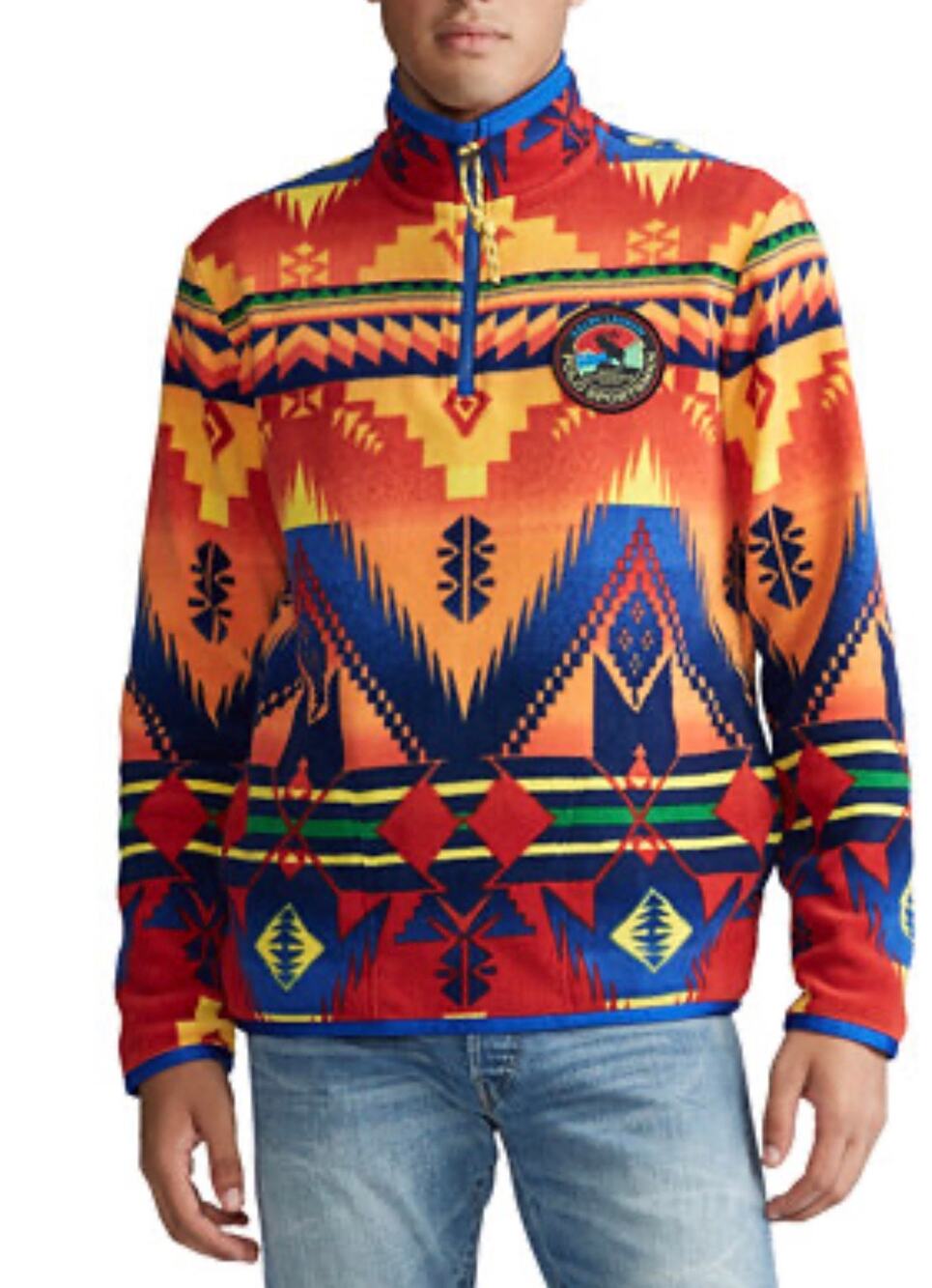 Polo Ralph Lauren Southwestern Sportsman Fleece Pullover size Large